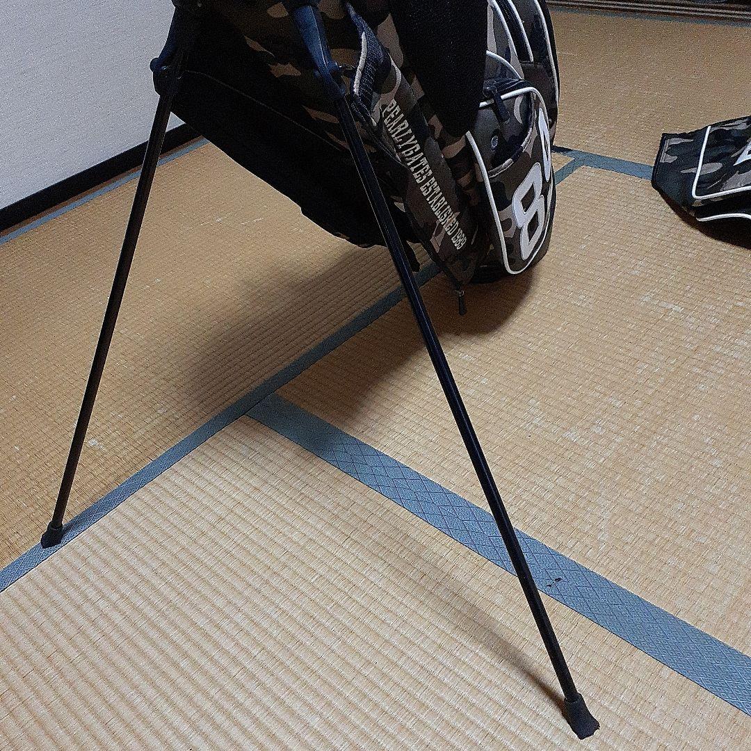国内正規品　パーリーゲイツ　キャディバッグ　カモ柄 　スタンド式