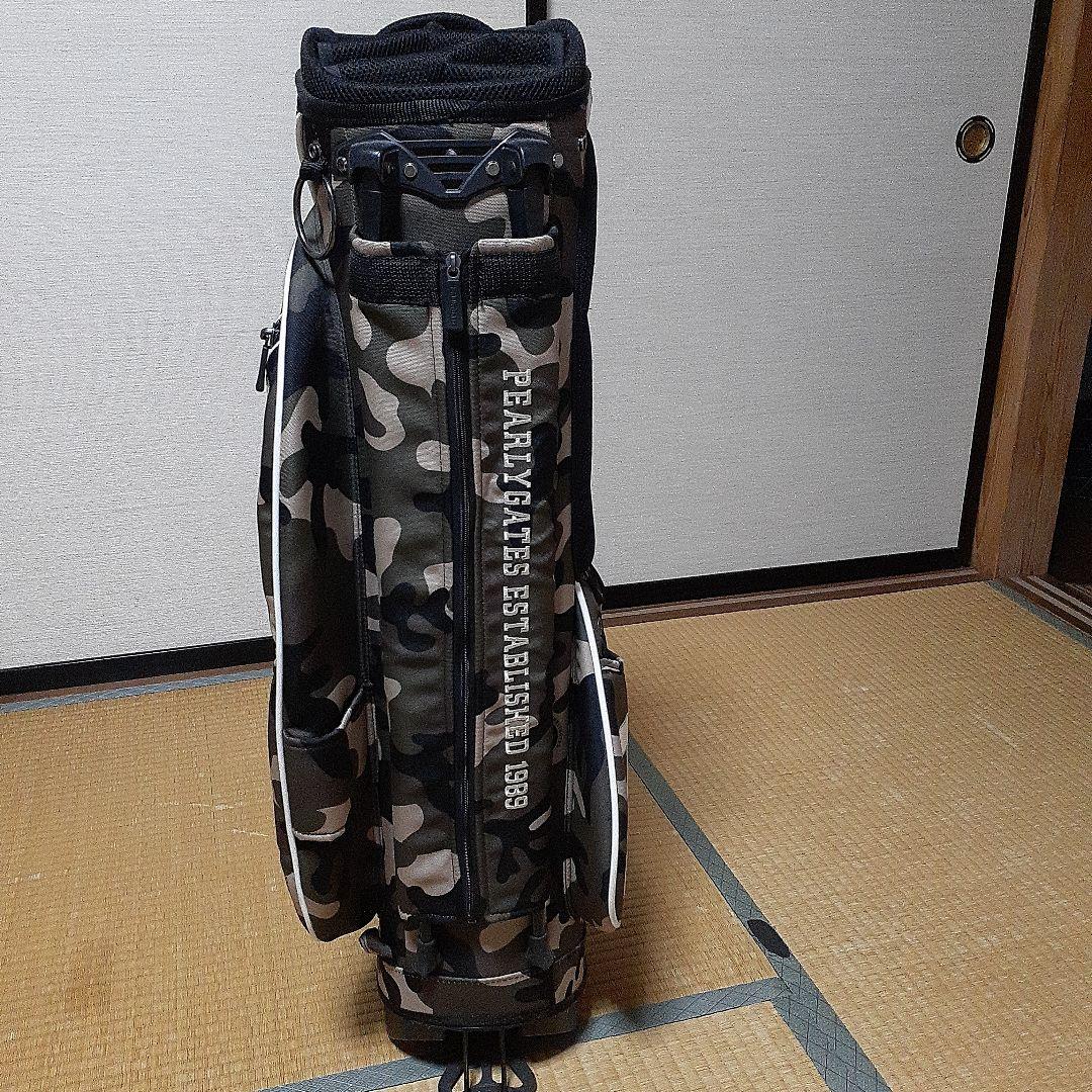 国内正規品　パーリーゲイツ　キャディバッグ　カモ柄 　スタンド式