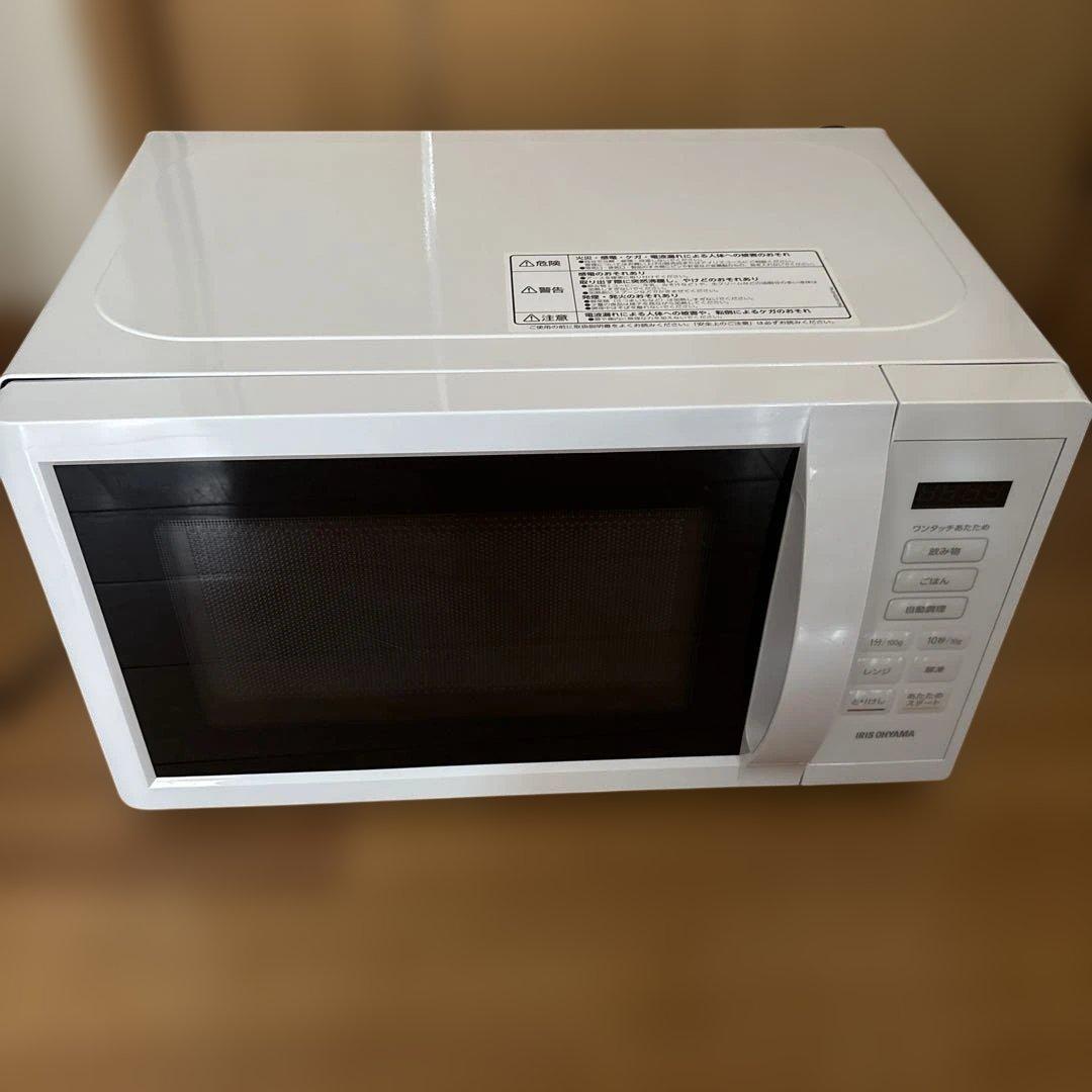 【超美品】使用回数20回程度 IRIS OHYAMA電子レンジ