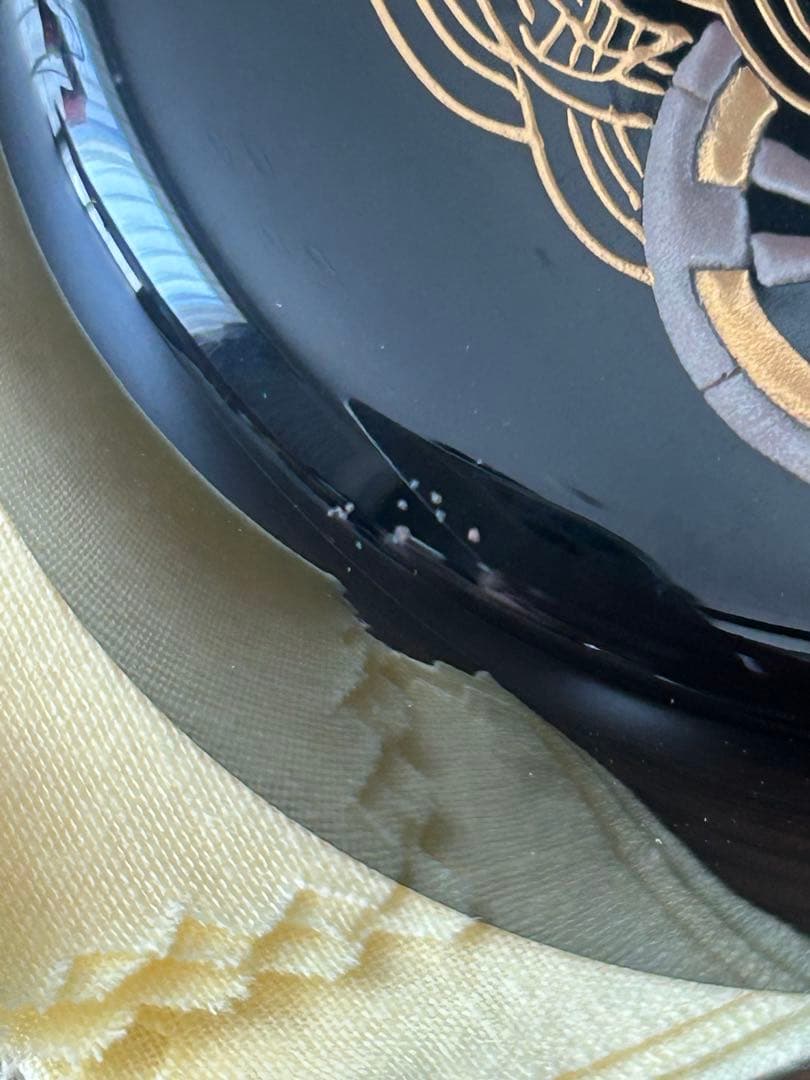 波車蒔絵　大棗　黒内銀地　村田宗覚　共箱　茶道具　棗