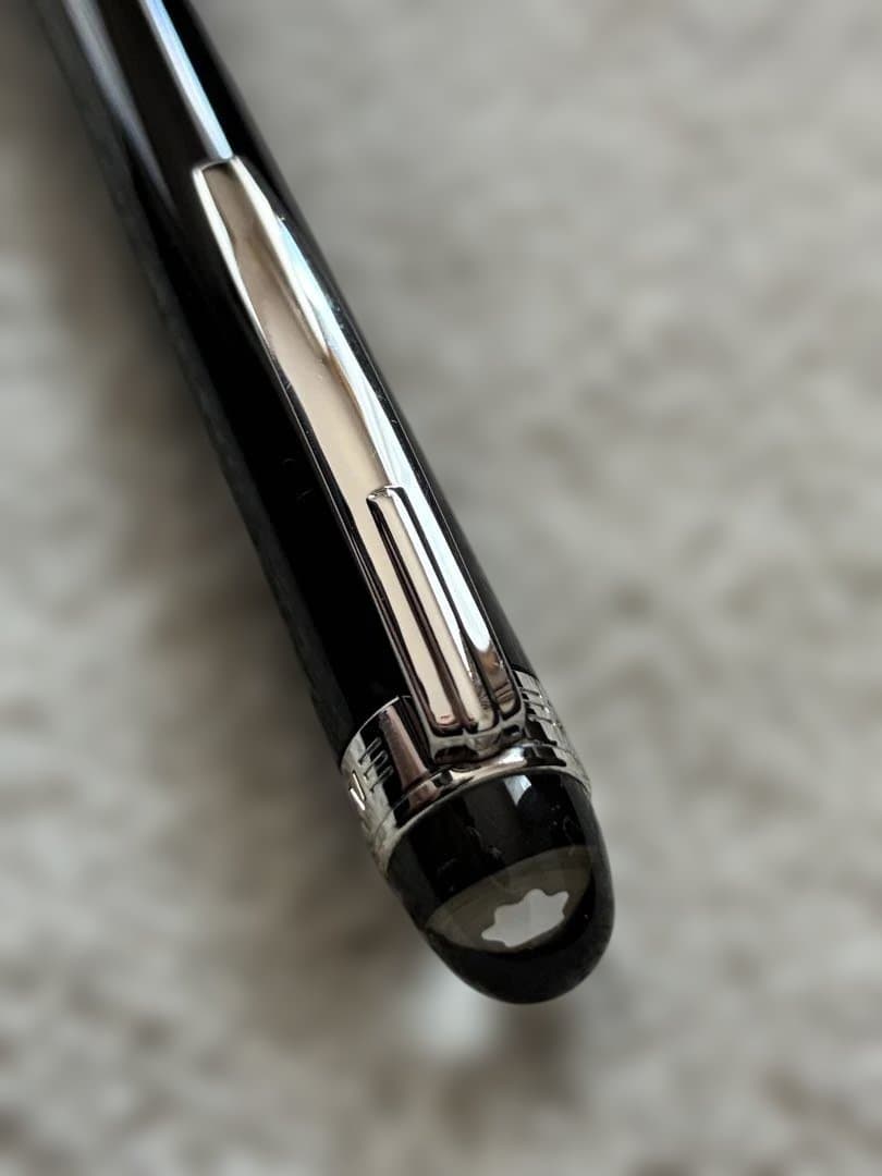 ◾️美品◾️モンブランスターウォーカーボールペン◾️ミッドナイトブラック◾️新品リフィル