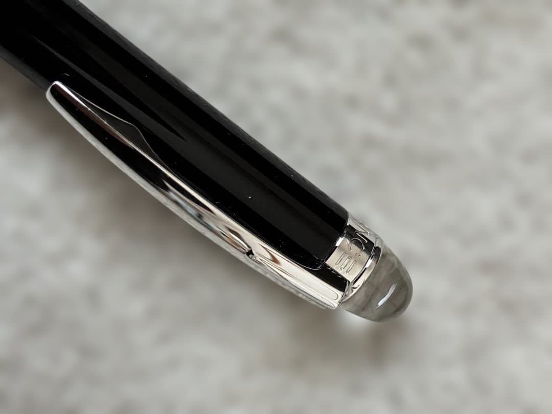 ◾️美品◾️モンブランスターウォーカーボールペン◾️ミッドナイトブラック◾️新品リフィル