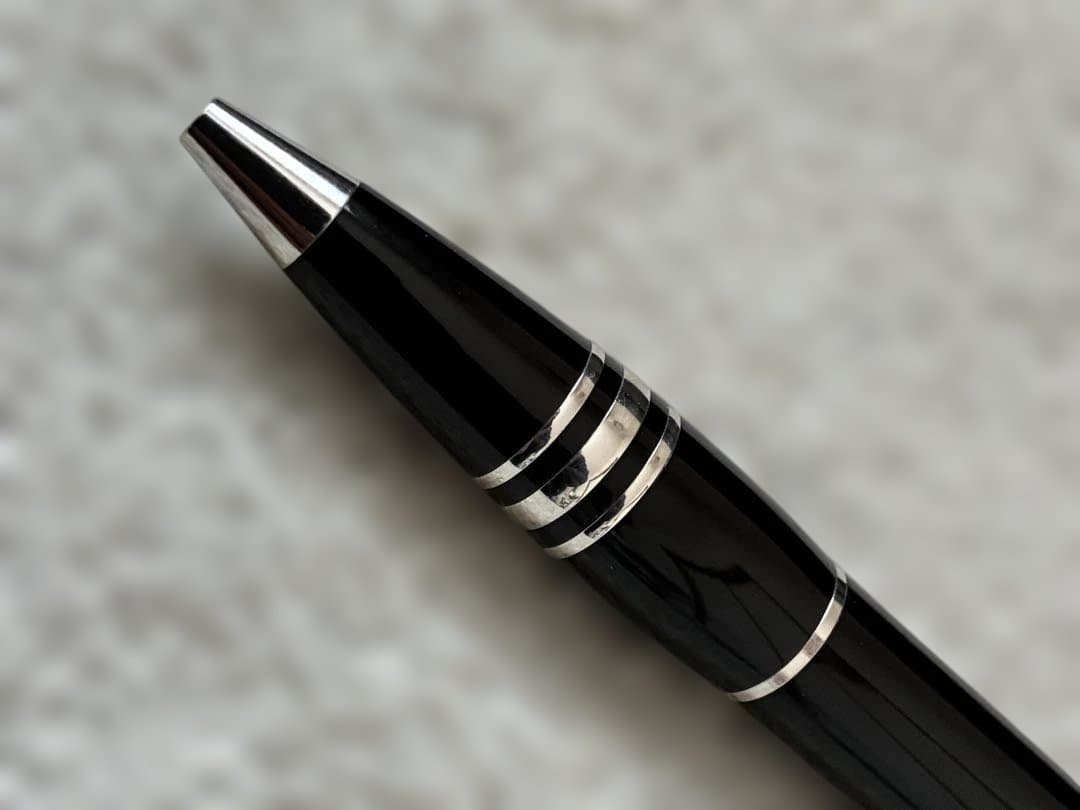 ◾️美品◾️モンブランスターウォーカーボールペン◾️ミッドナイトブラック◾️新品リフィル