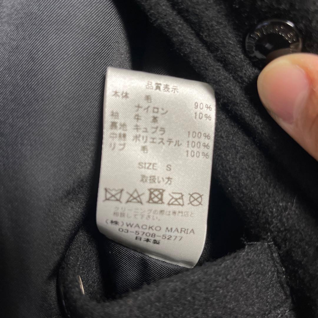 WACKO MARIA スタジャン 黒/クリーム