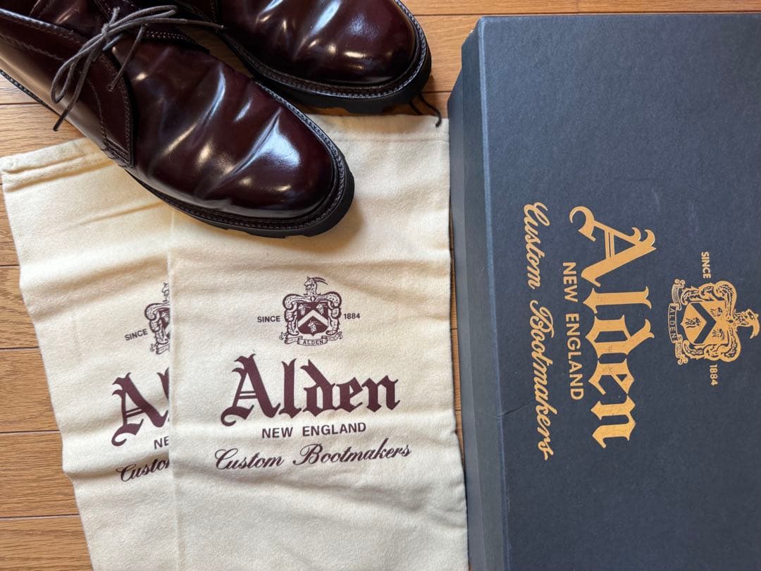 Aldenオールデン 1339 コードバン 6 1/2D 　チャッカブーツ