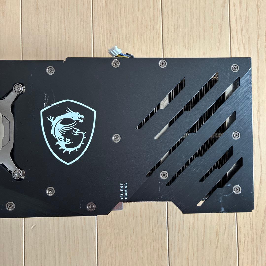 MSI RTX 4090 ヒートシンク　ファン　バックプレート　LED