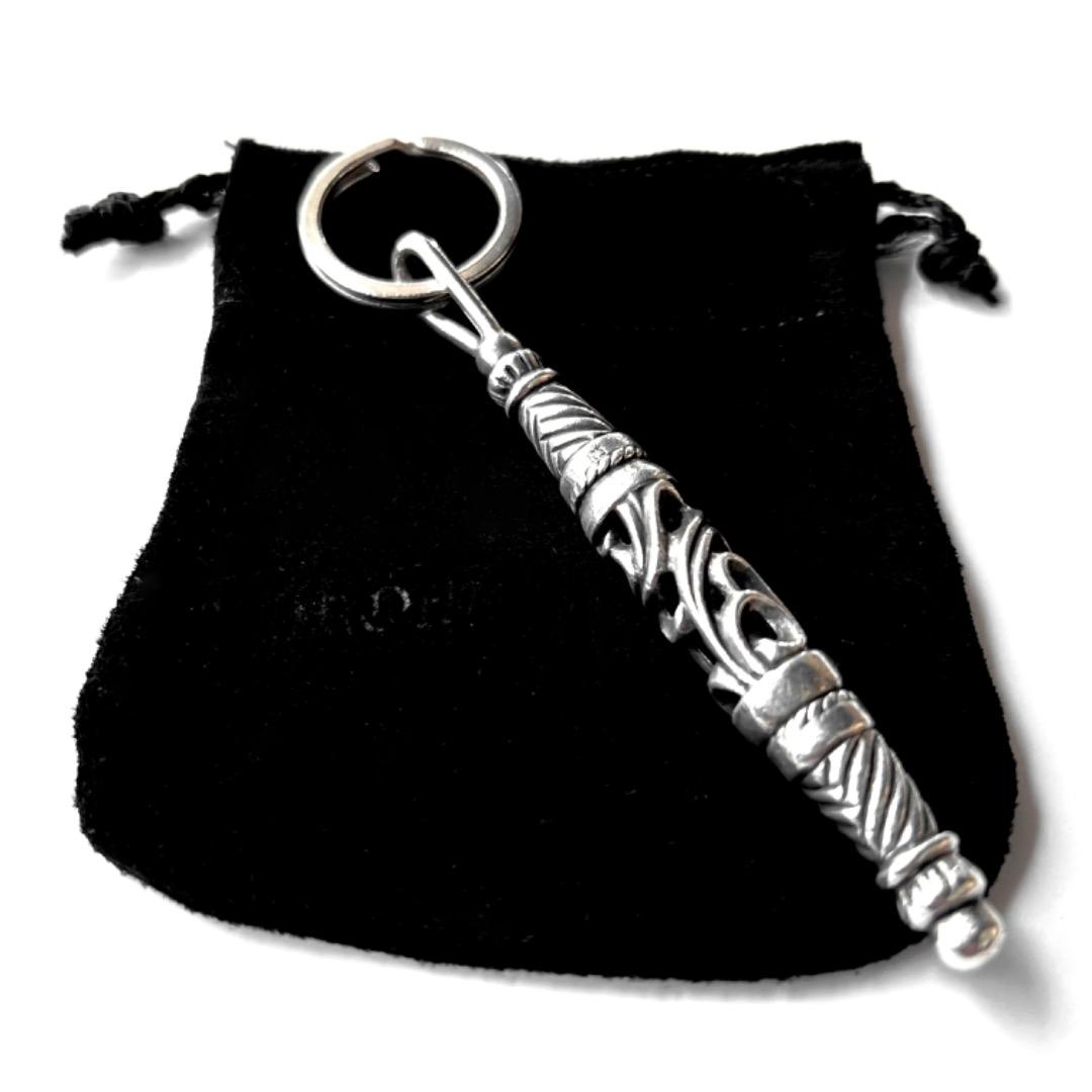 正規 クロムハーツ SMALL ROLLER スモール ローラー キーホルダー