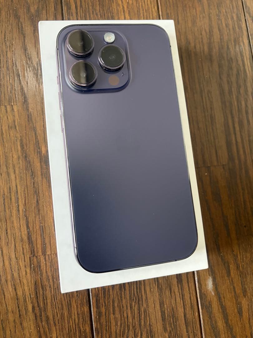 は*め様 iPhone14pro 128GB ディープパープル