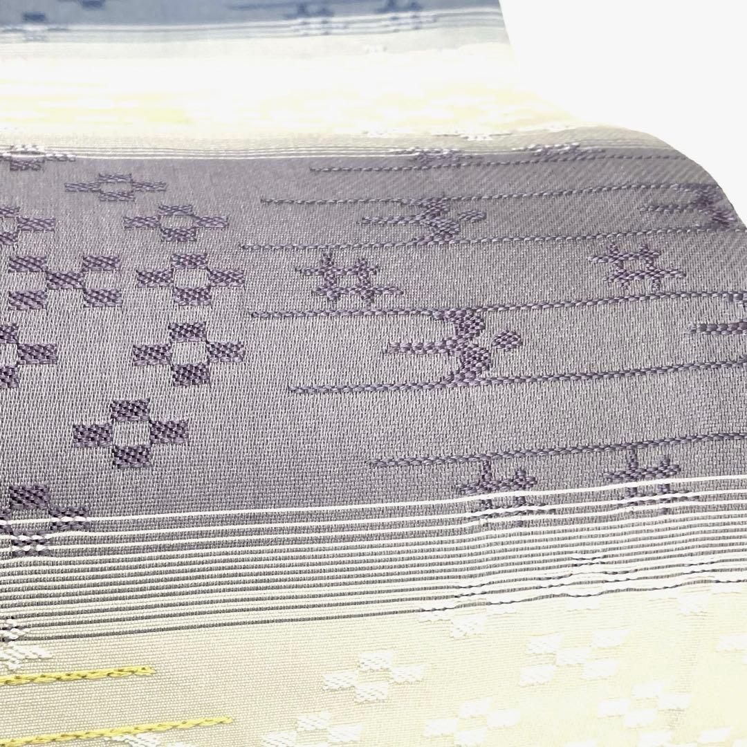 専用帯5059 5044 5058 三点セット●高級 正絹 藍染 花織