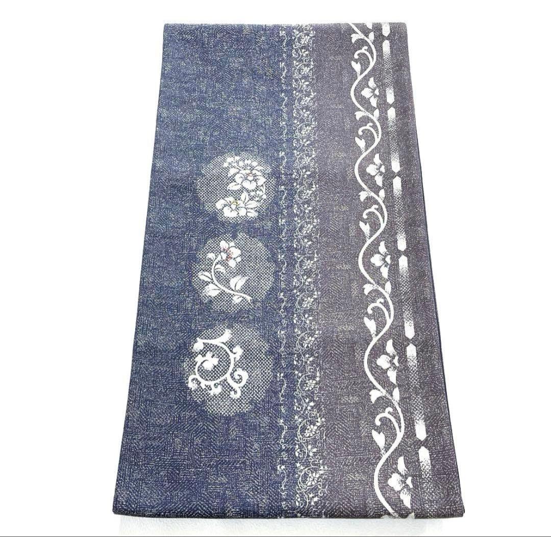 専用帯5059 5044 5058 三点セット●高級 正絹 藍染 花織