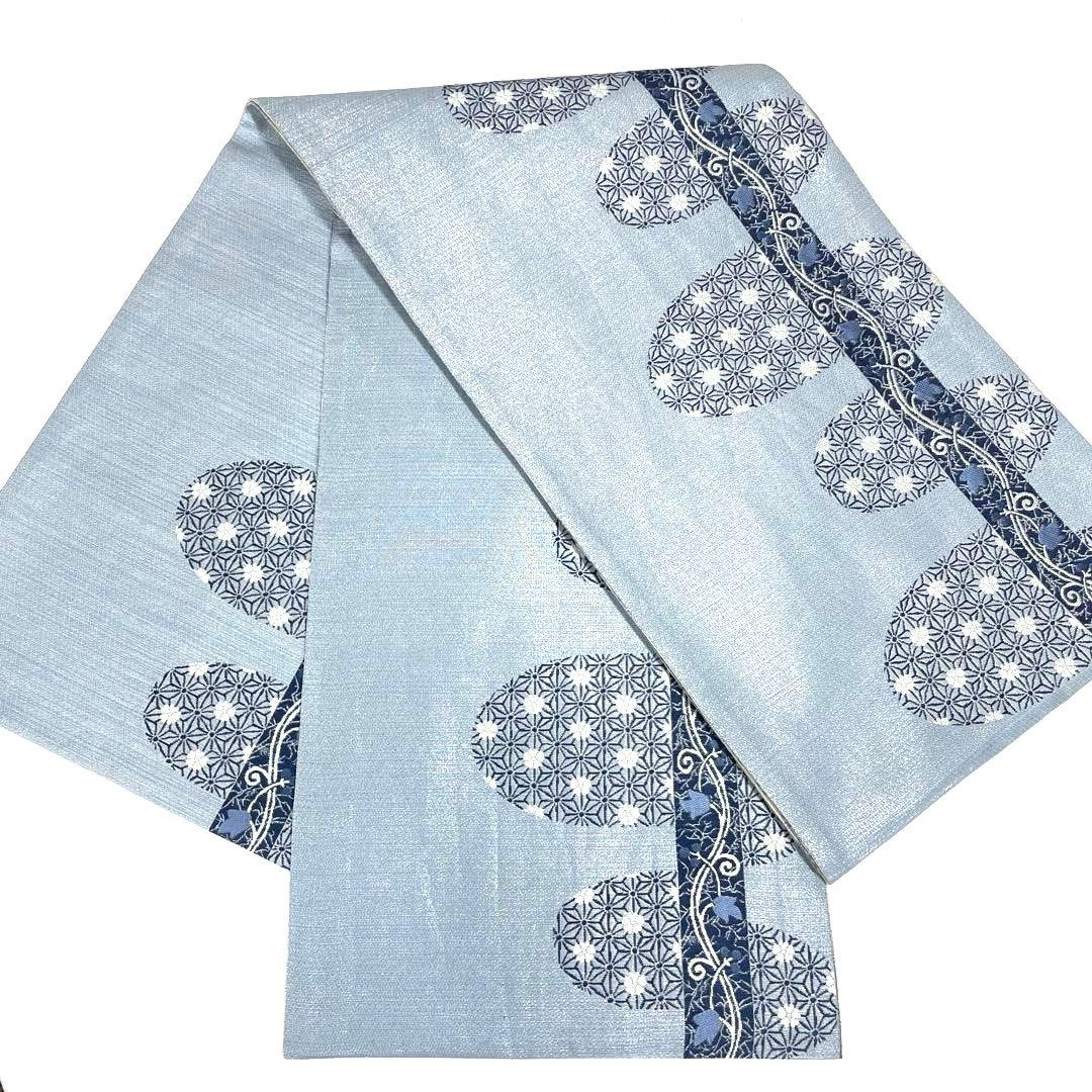 専用帯5059 5044 5058 三点セット●高級 正絹 藍染 花織