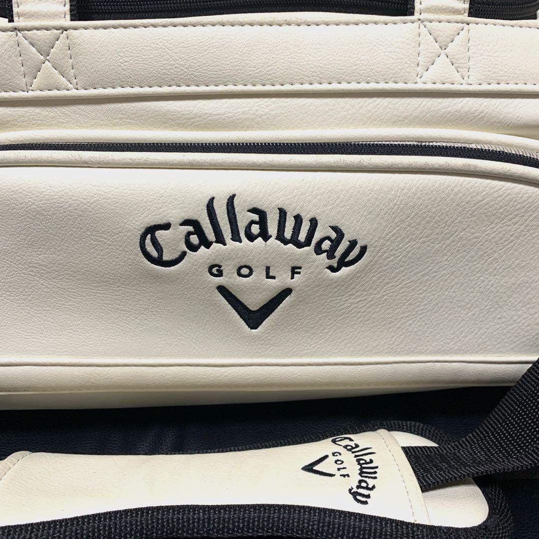 callaway 2way レザーボストンバッグ シューズ収納