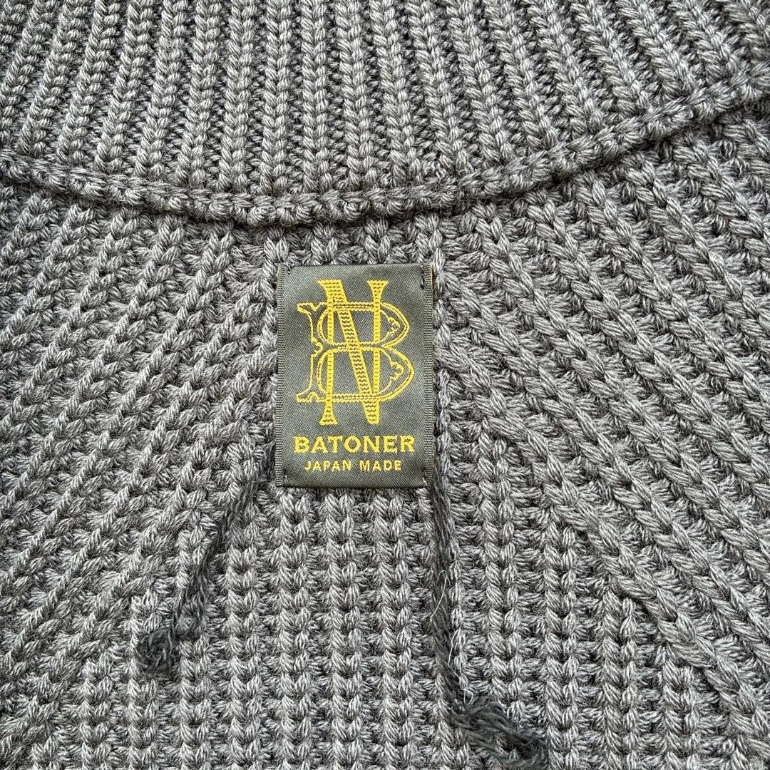 定価40000円］　バトナー　BATONER ドライバーズニット　ウール100%