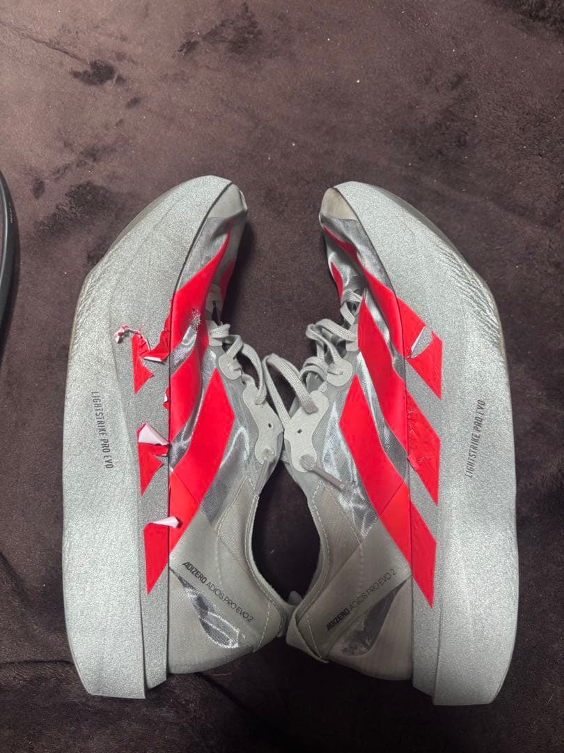 adidas アディオス プロ エボ2 26.5 ジャンク品