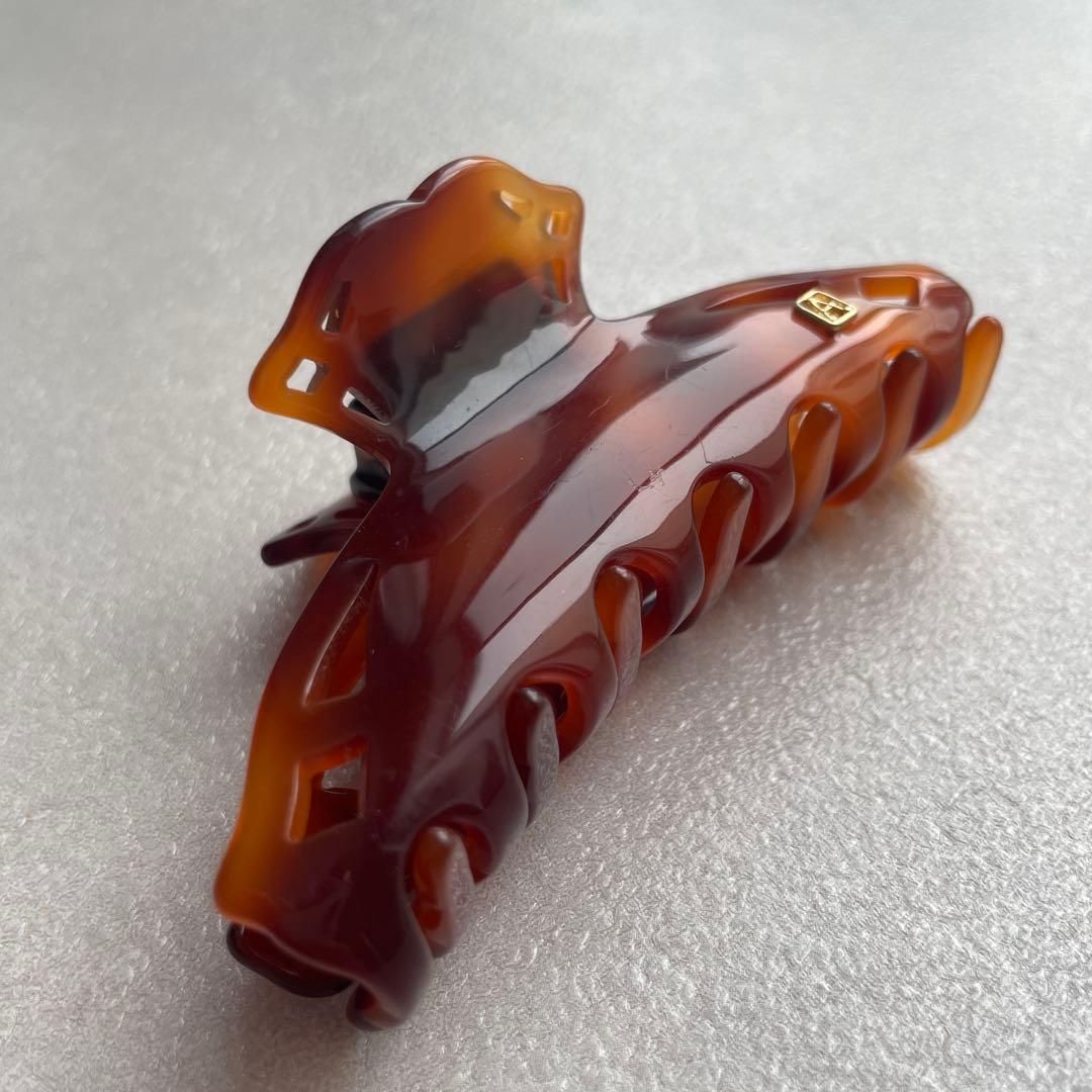 アレクサンドルドゥパリ べっ甲 ブラウン ヘアクリップ