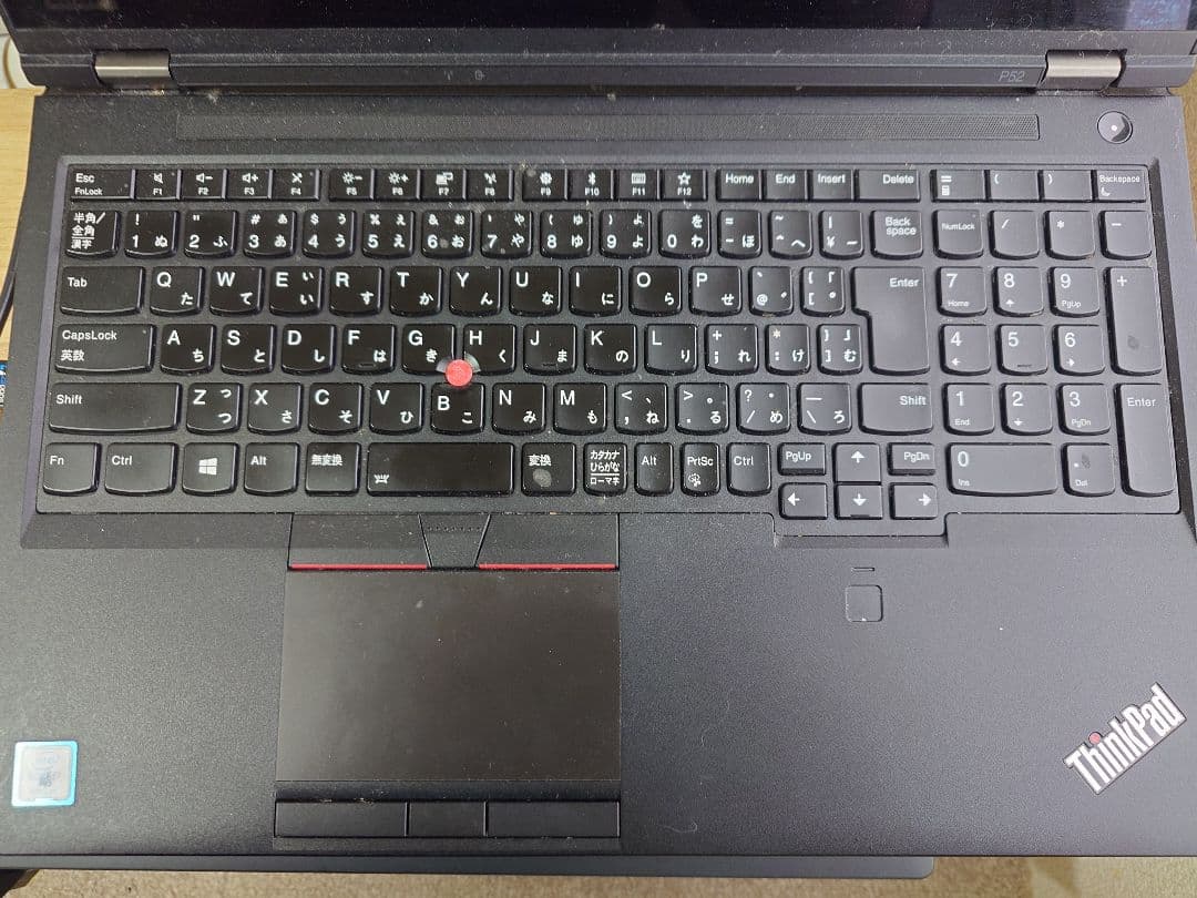 thinkpad P52 4Kタッチパネル メモリ32G nvmessd 1TB