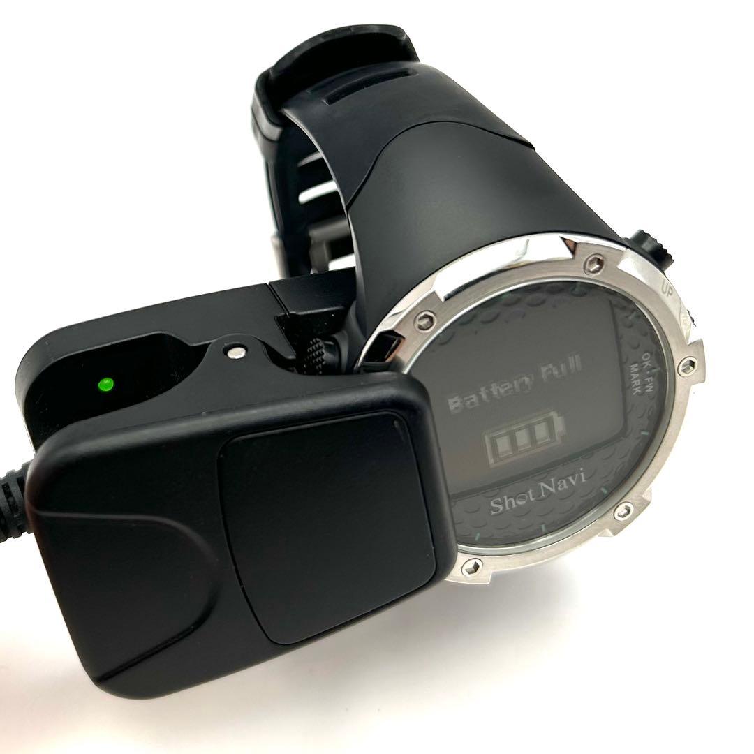 μ　動作確認OK ショットナビ W1-FW 充電器あり 腕時計 GPS