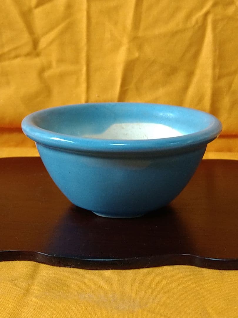 盆栽鉢　小品鉢　均窯外縁丸鉢