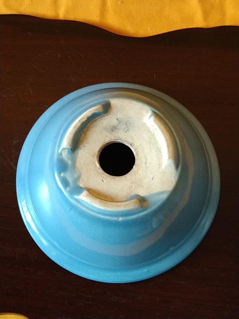 盆栽鉢　小品鉢　均窯外縁丸鉢