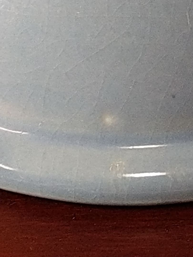 盆栽鉢　小品鉢　均窯外縁丸鉢