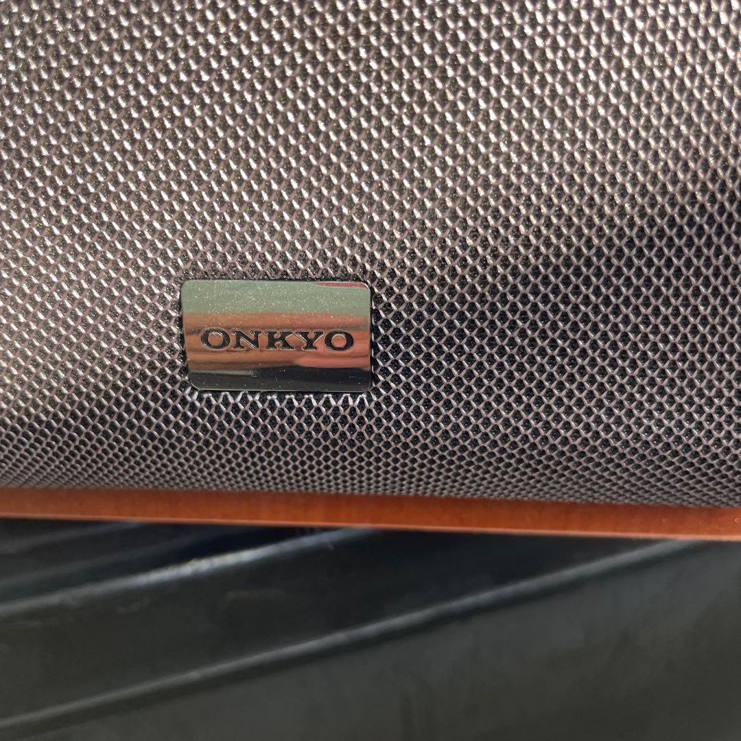 ONKYO ブックシェルフ型スピーカー ブラウン