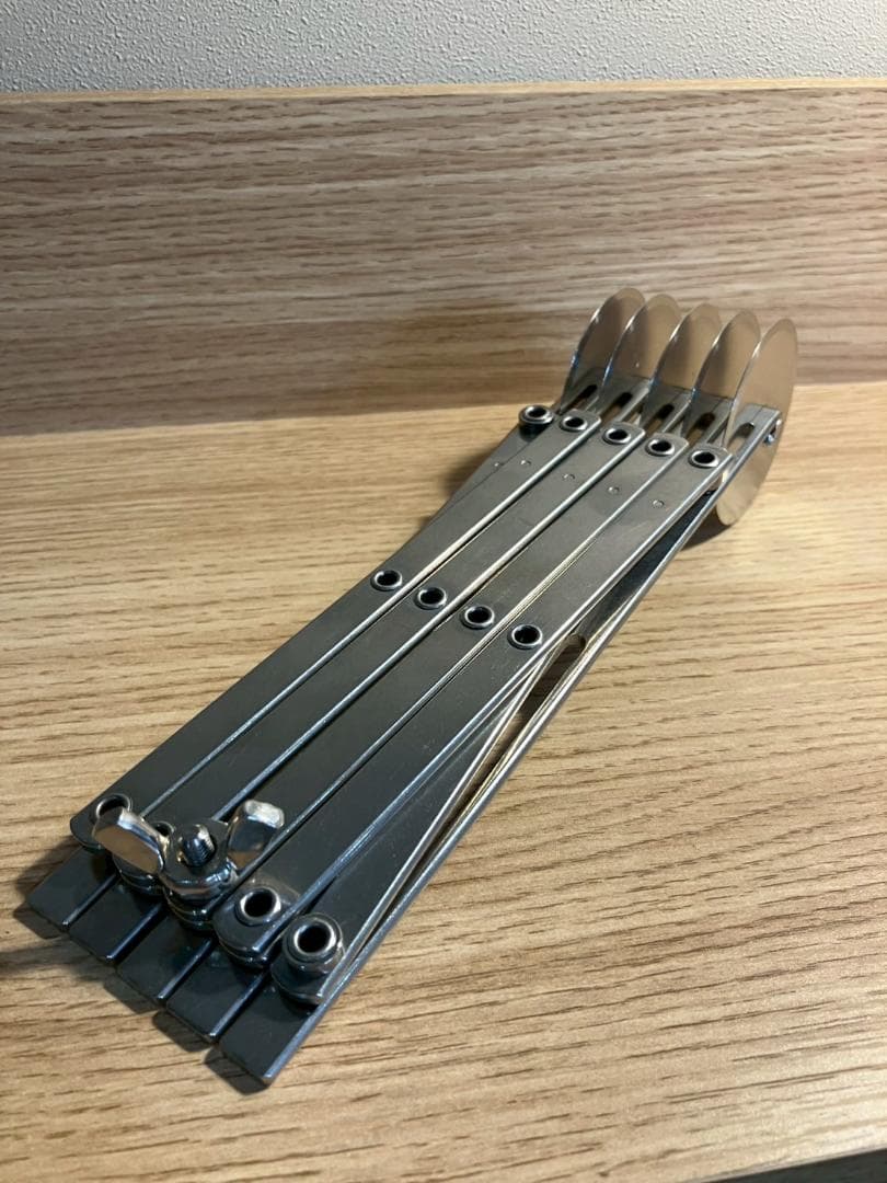 5輪 ペストリーカッター ステンレススチールカッター 拡張可能　【中古品】