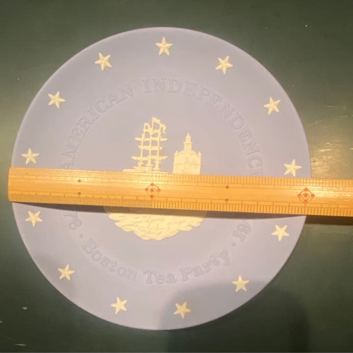 ウェッジウッド　ジャスパー　イヤープレート　1976 ボストン200年記念