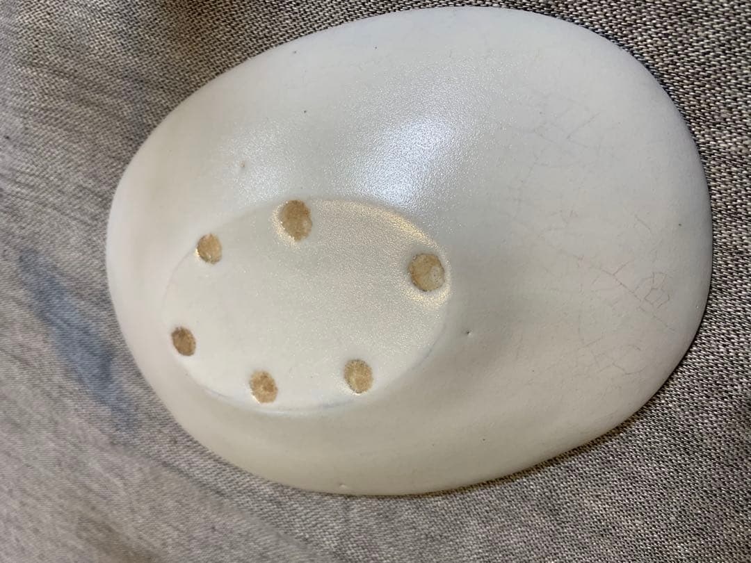 安藤雅信　初期作品　ギャルリ百草　楕円　オランダプレート　美品　希少