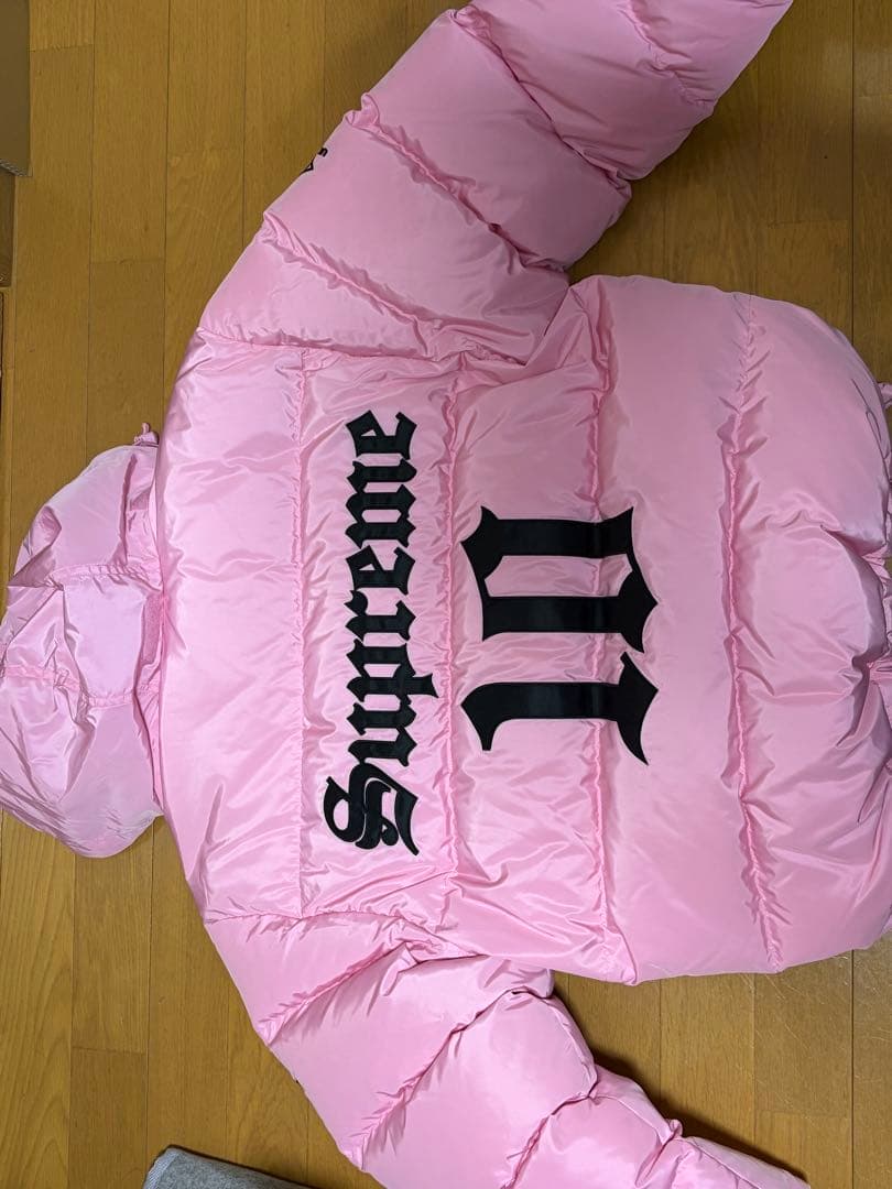 Supreme UMBROピンク ダウンジャケット希少Sサイズ