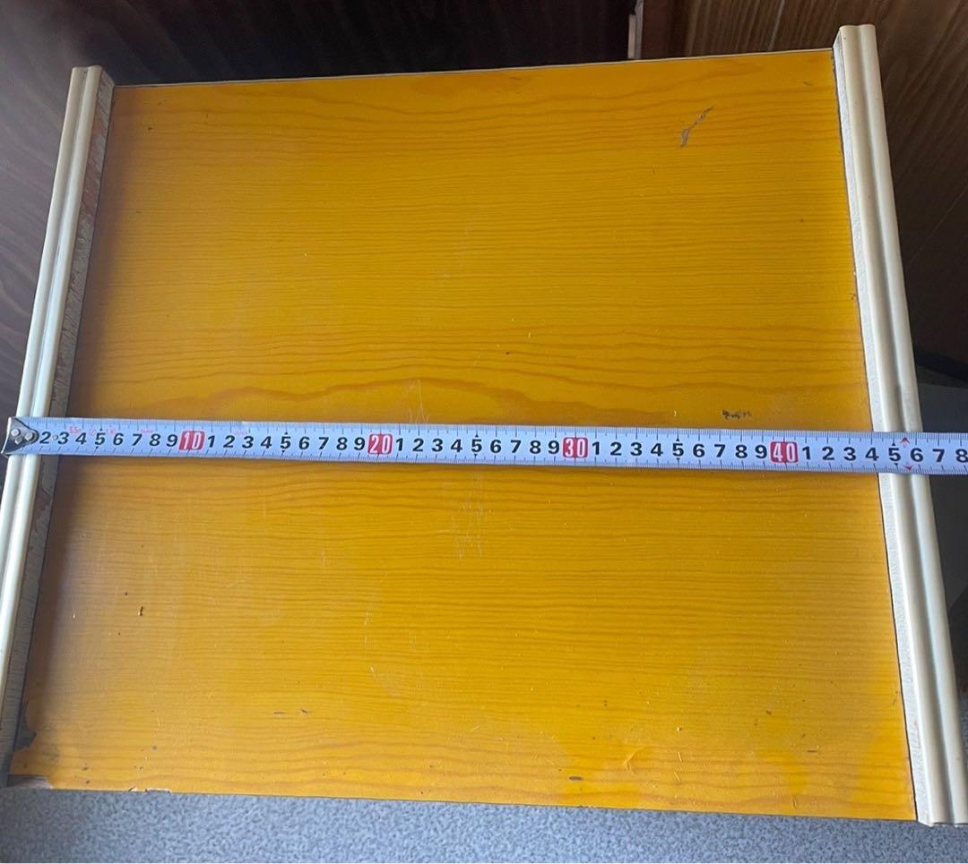 レトロポップ チェスト 5段 引き出し オレンジ 収納 タンス イエロー 昭和