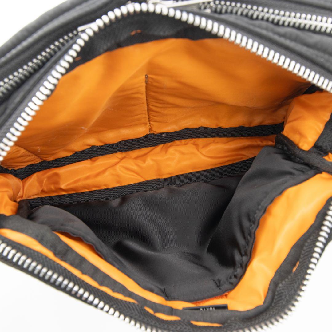 A090【美品】ポーター／タンカー　スリングバッグ　ショルダー　ナイロン　黒