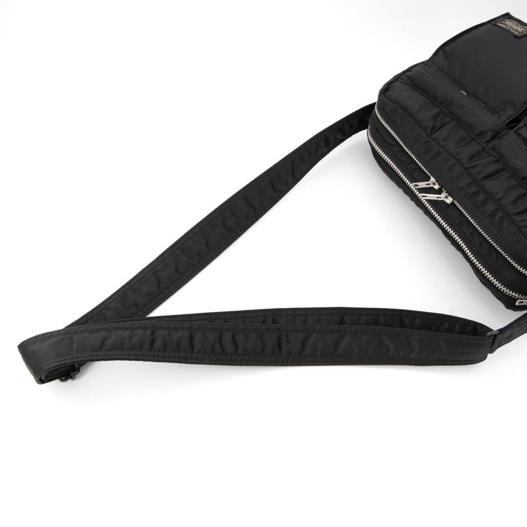 A090【美品】ポーター／タンカー　スリングバッグ　ショルダー　ナイロン　黒