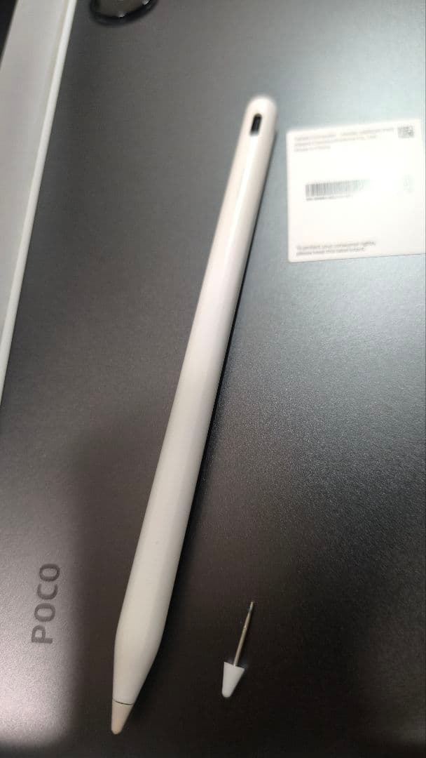 値下げ可能　POCO Pad シルバー スタイラスペン付き