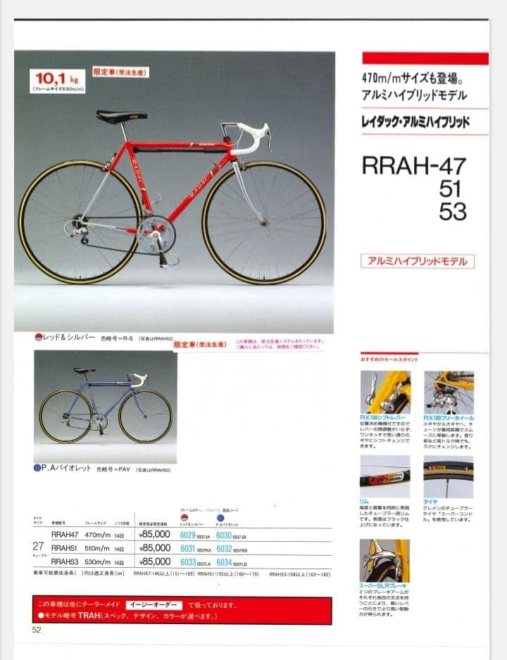 【希少車種】RADAC レイダック(1993年発売車両RRAH47)