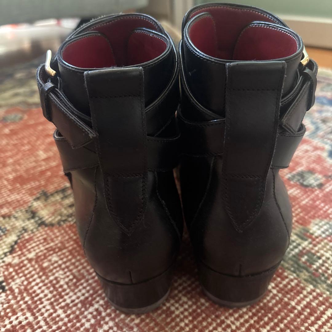suzu様　レユッカス　ブラックレザーブーツ　24.5