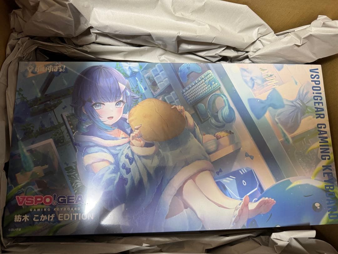 【新品未開封】VSPO! GEAR ゲーミングキーボード 紡木こかげ ぶいすぽ