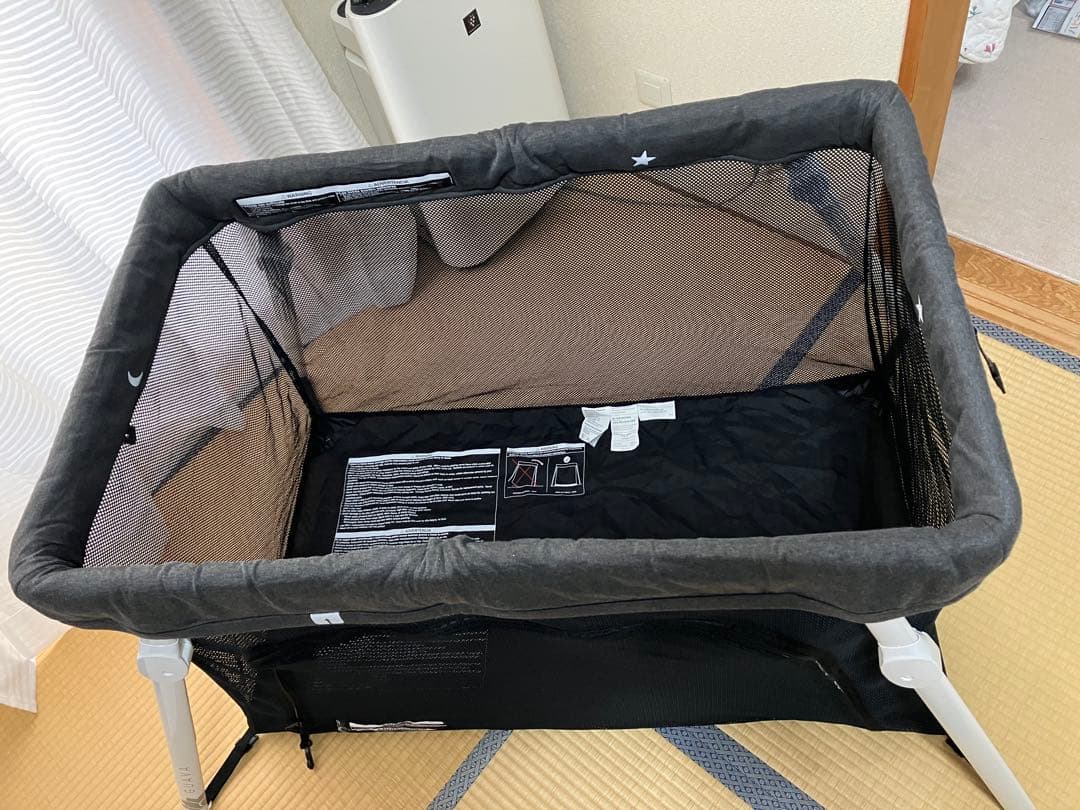 折りたたみ式・軽量・キャリーバック付きベビーベッド&サークル