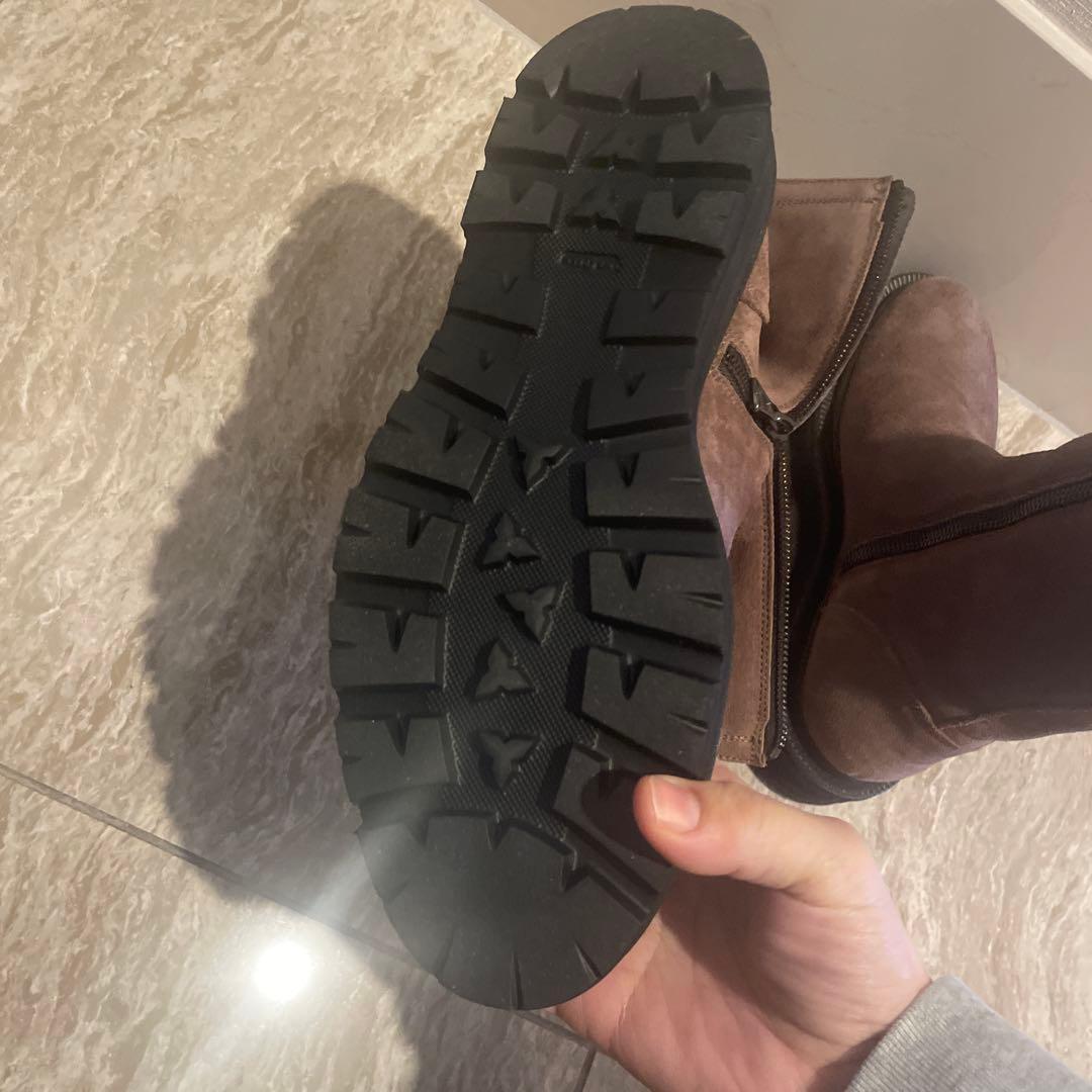 STURLINI ブラウン スエードブーツ