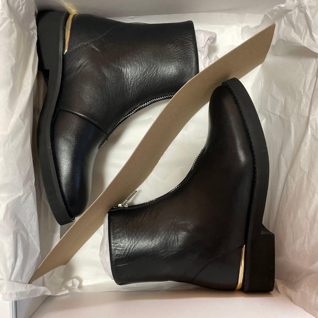 Caminando ブラックレザーブーツ