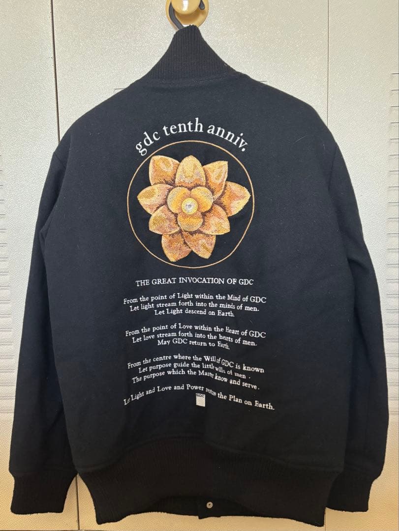 GDC 10周年記念 復刻 ロータス刺繍 スタジャン Mサイズ