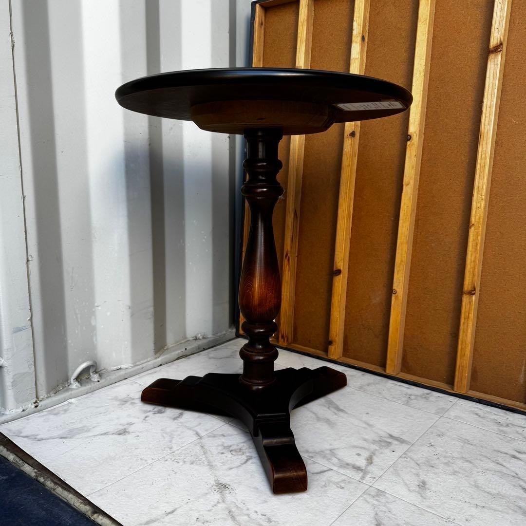 35 良品✨　HIDA 飛騨産業キツツキ ラウンド サイドテーブル ダイニング