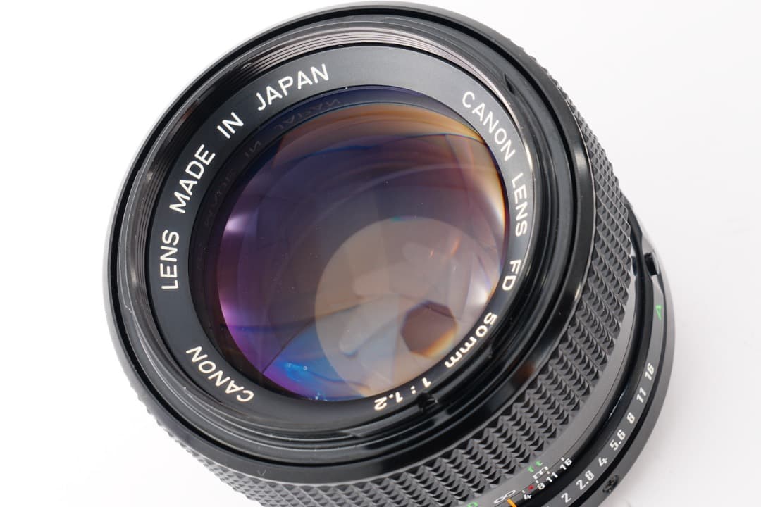 【極美品】 Canon New FD 50mm F1.2 382 キャノン
