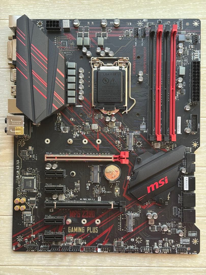 マザーボード　msi MPG Z390 GAMING PLUS