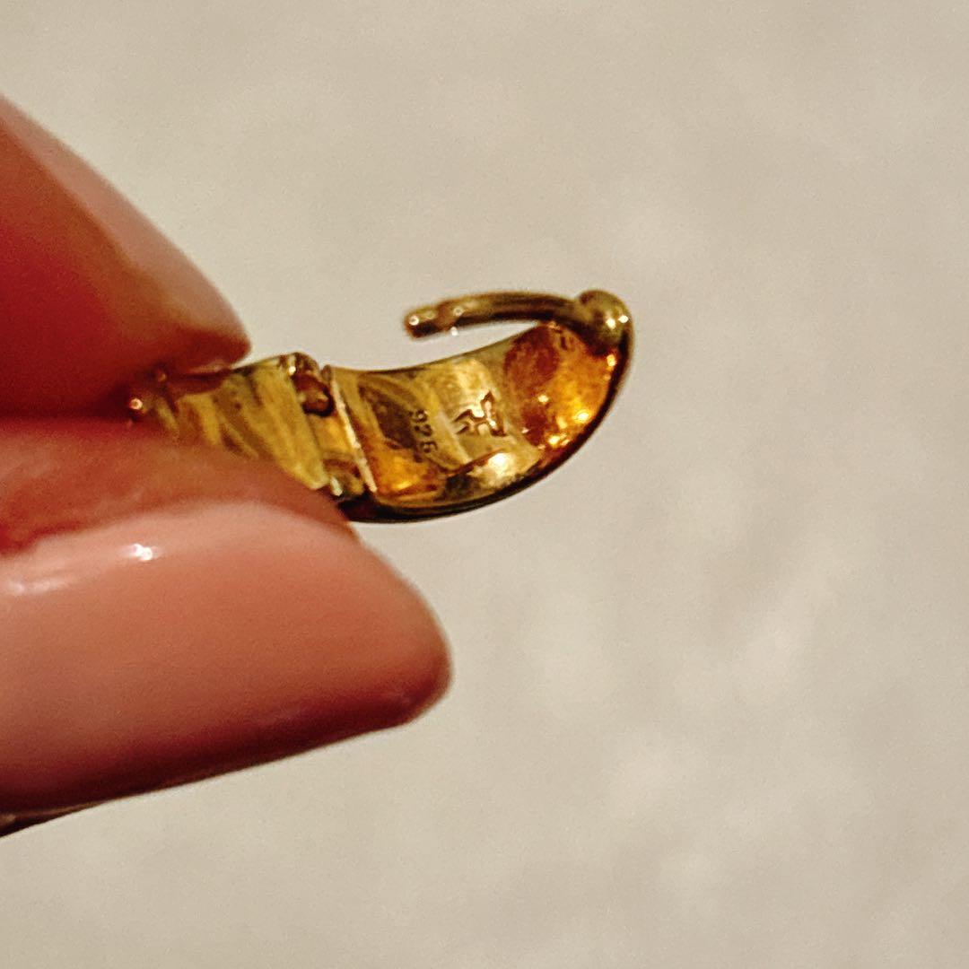 【片耳のみ】TOM WOOD　Ice Huggie Gold Small