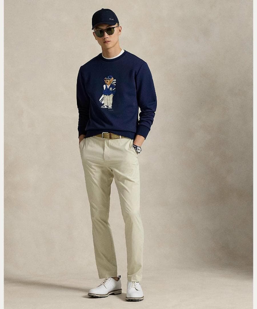 未使用 RLX ラルフローレン スウェット トレーナー ゴルフ ポロベア S