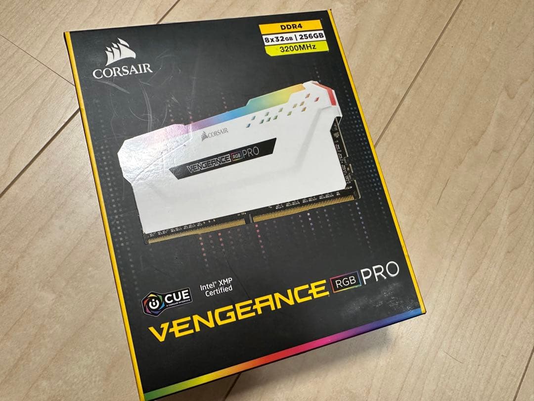 希少 連番 CORSAIR DDR4 256GB [32GB×8枚] メモリ