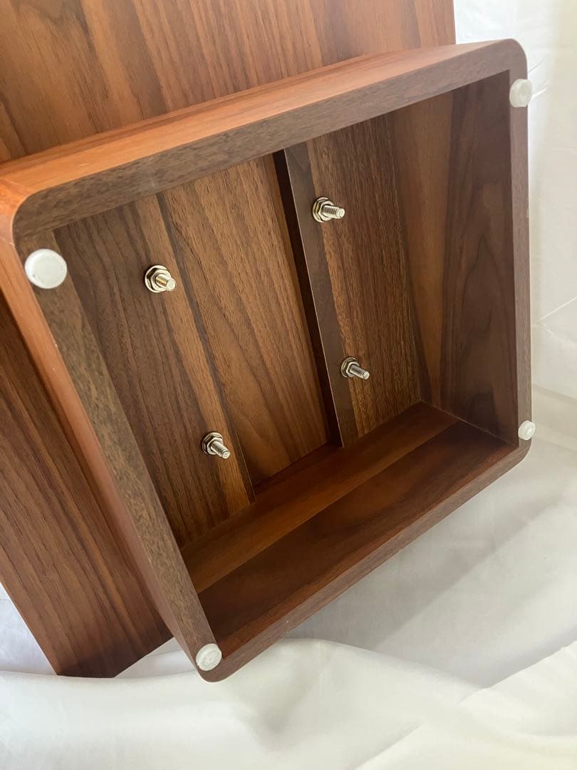 【美品】アルモニア　ガラスサイドテーブル