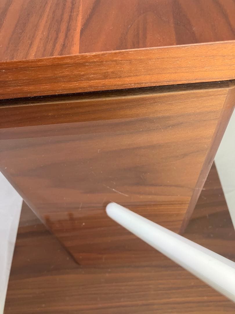 【美品】アルモニア　ガラスサイドテーブル