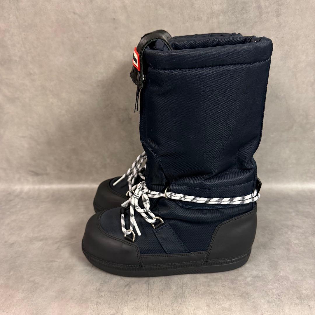 HUNTER スノーブーツ　ロングブーツ ネイビー