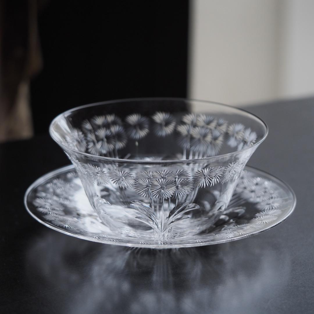 トーマスウェッブ ボウル＆ソーサー GT09B /Thomas Webb